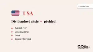 USA dividendové akcie
