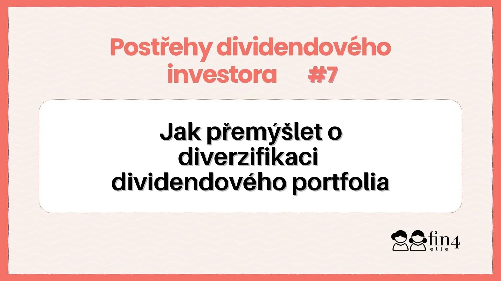 diverzifikace dividendového portfolia